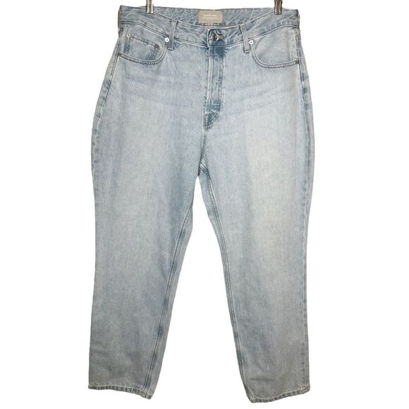 Everlane Denim - Everlane The Curvy '90s Cheeky Jean High Rise Light Wash Size 33